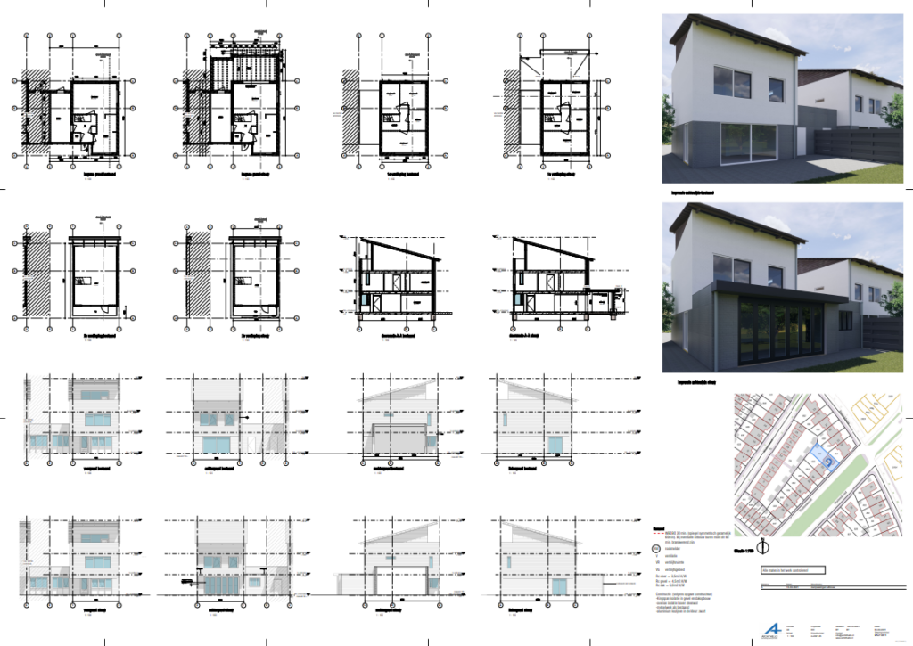 Verbouwingstekeningen woning