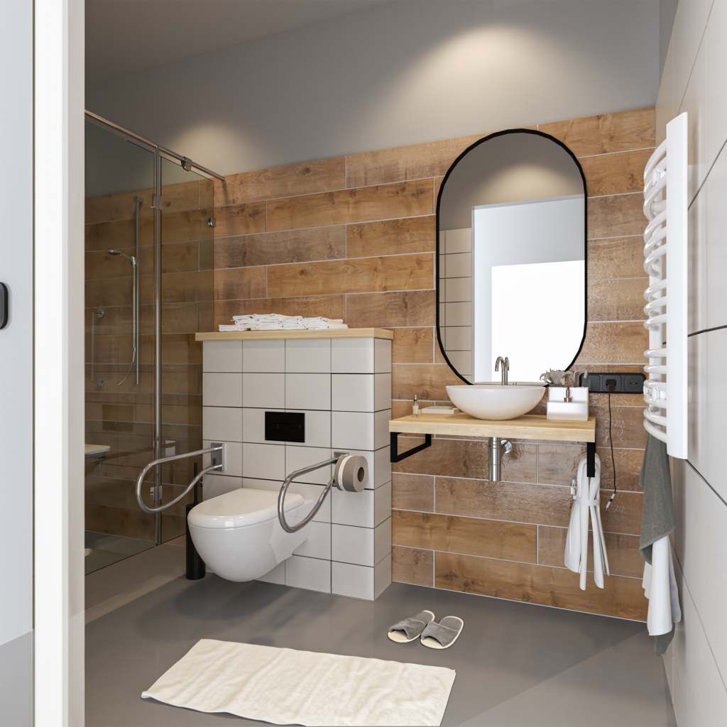 interieur render badkamer