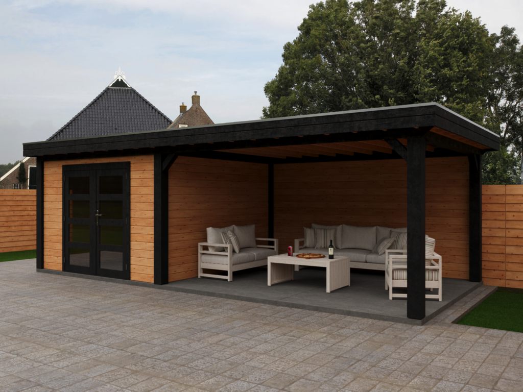 3d exterieur product render tuinhuis